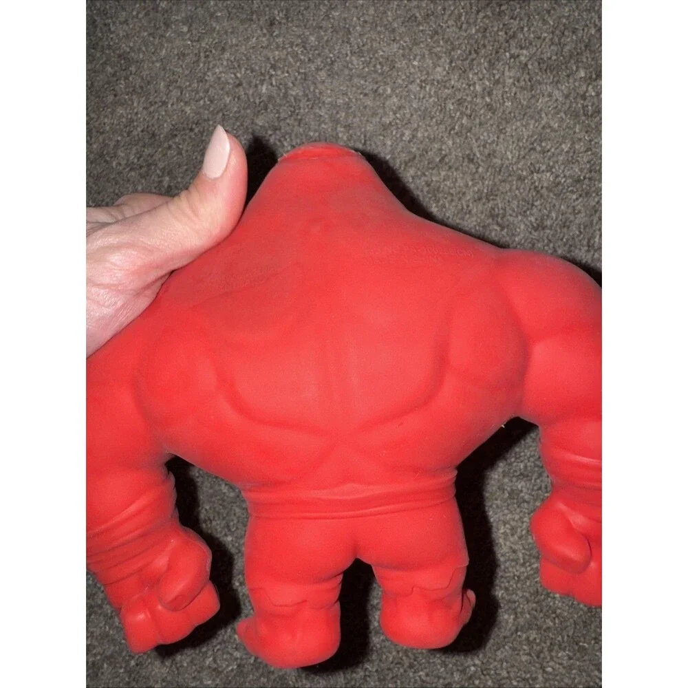 ZURU SMASHERS Red Wrestler SLAM HEROES Sand Filled Figure Stretch Throw Smash 6”